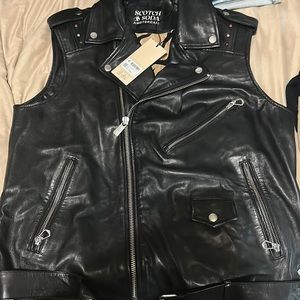Scotch & soda leather vest